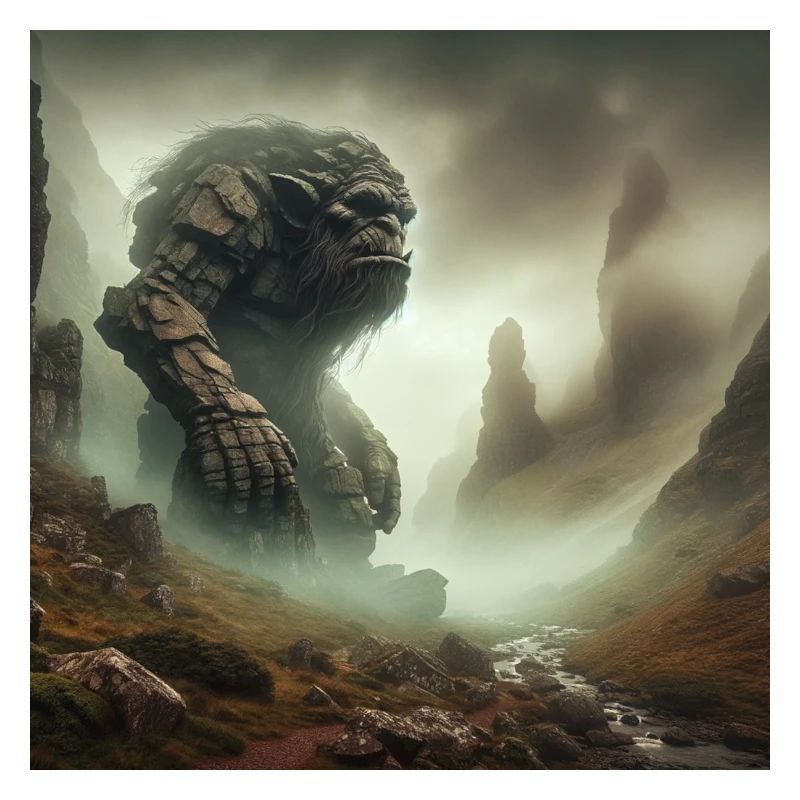 Troll dans le brouillard