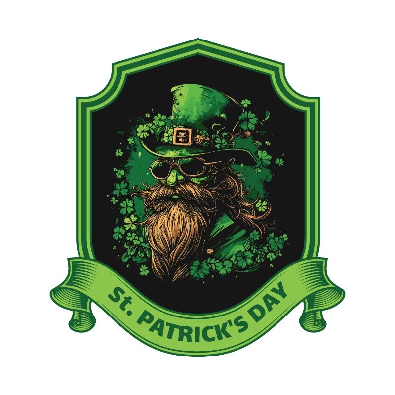 St. Patrick's Day Hipster Bart