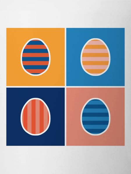 Striped Easter Eggs