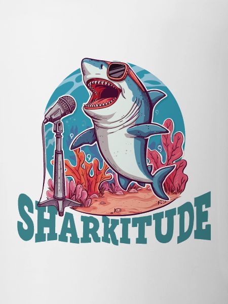 Sharkitude Shark Singing With Attitude