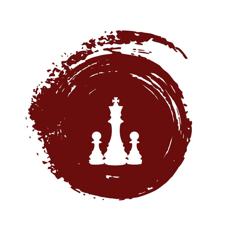 Pièces d'échecs sur échiquier