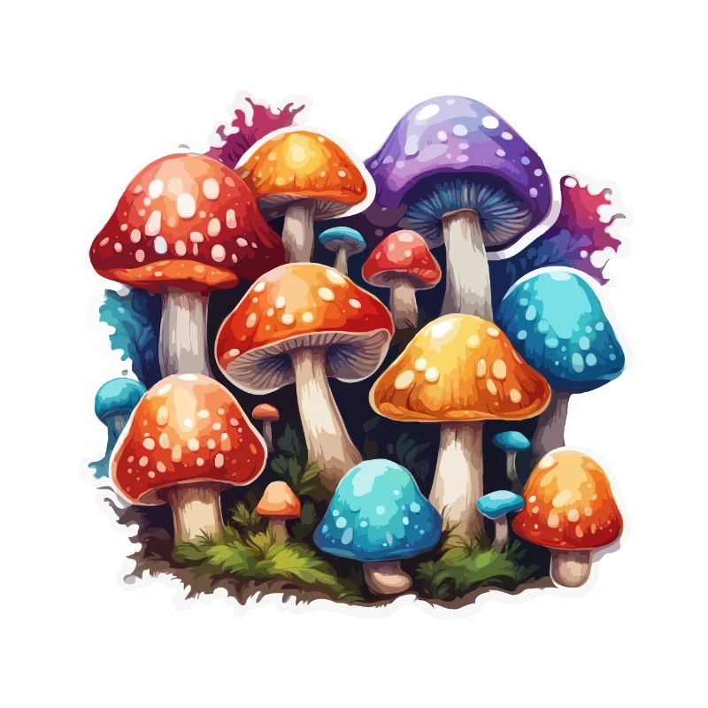 Mushroom / Mushroom / Meadow / Forest / Goa / Psy