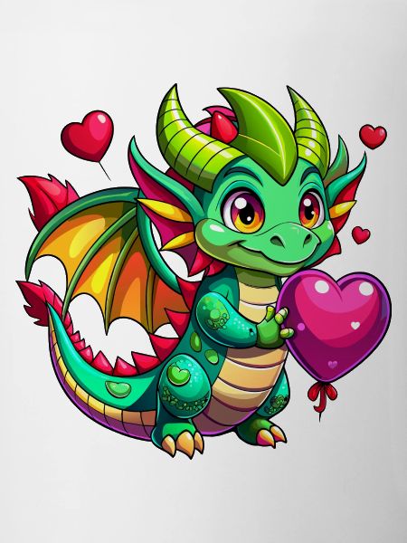 Farbenfroher Drache