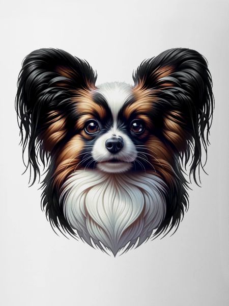 Continental Pygmy Spaniel - coloured