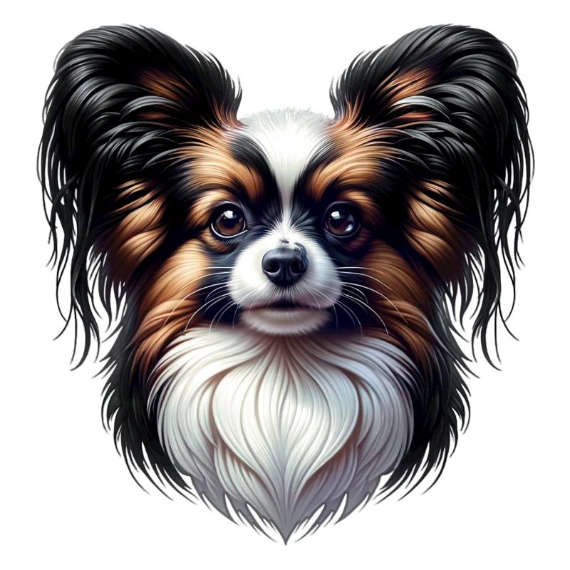 Continental Pygmy Spaniel - coloured