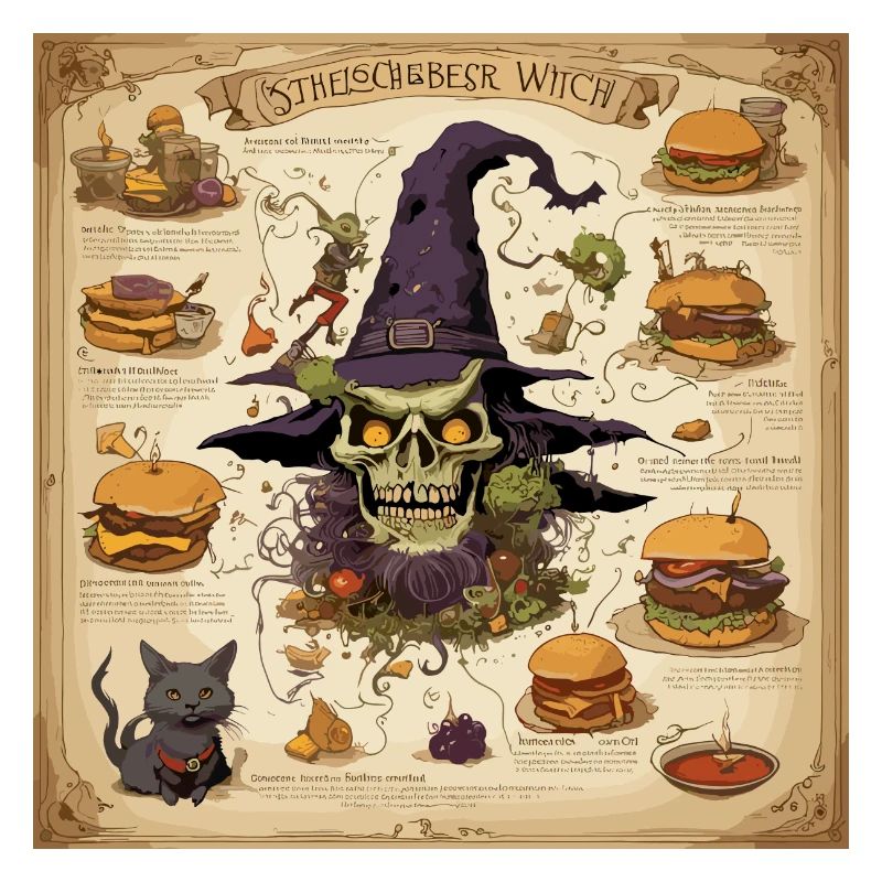 Witch's Handbook / Magic Book / Halloween / Autumn