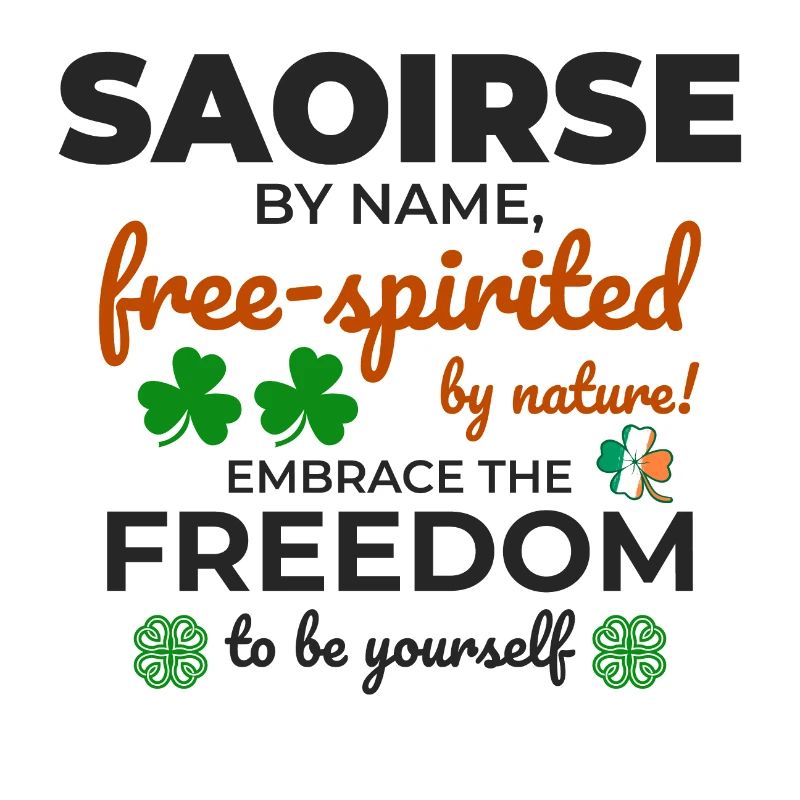 Lustiger irischer Mädchenname: Saoirse -
