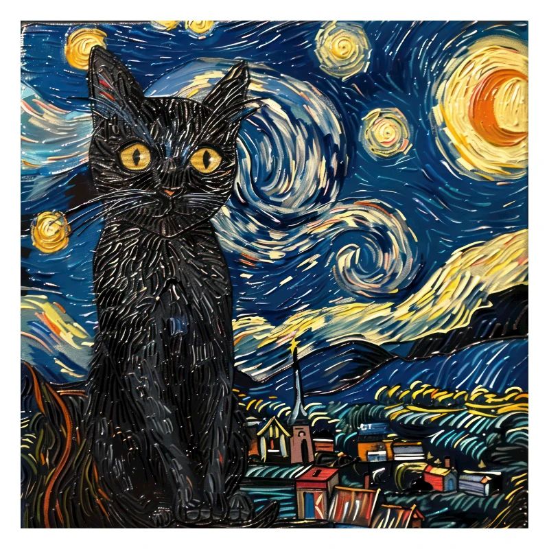 Chat, Motif De Chat
