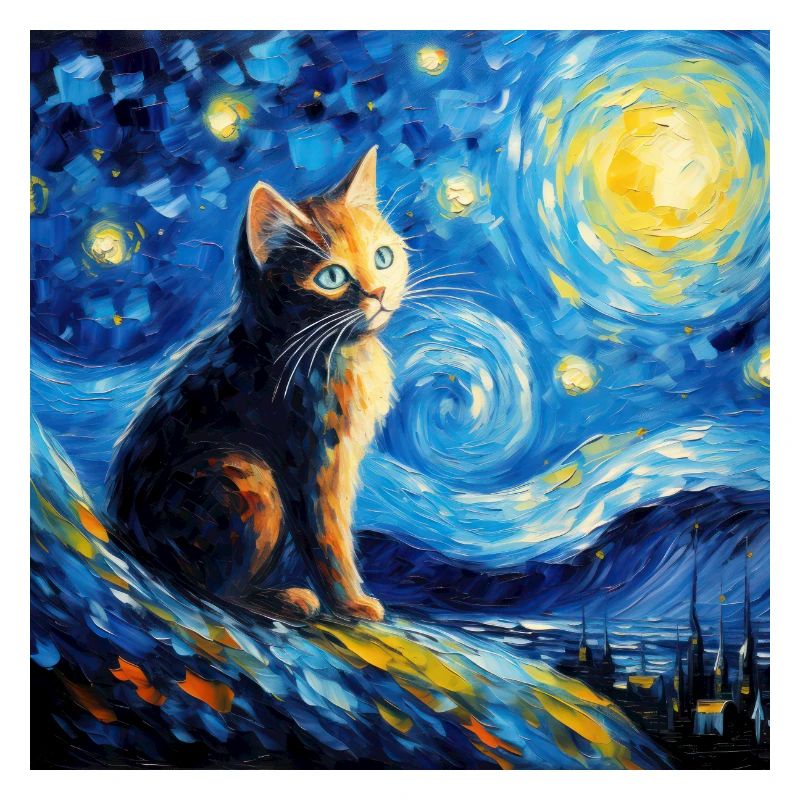 Chat, motif chat, cadeau