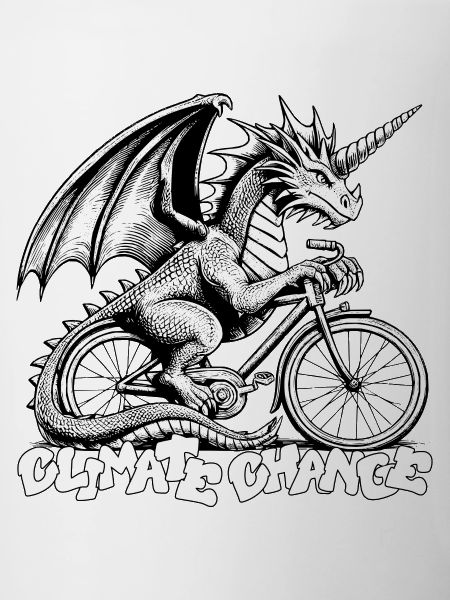 Dragon à vélo
