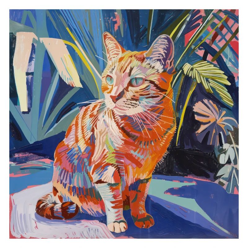 Katze, katzenmotiv, popart, geschenk, geschenkidee