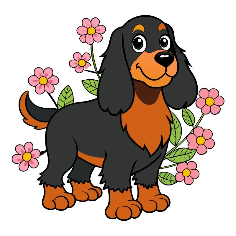 A little Gordon setter