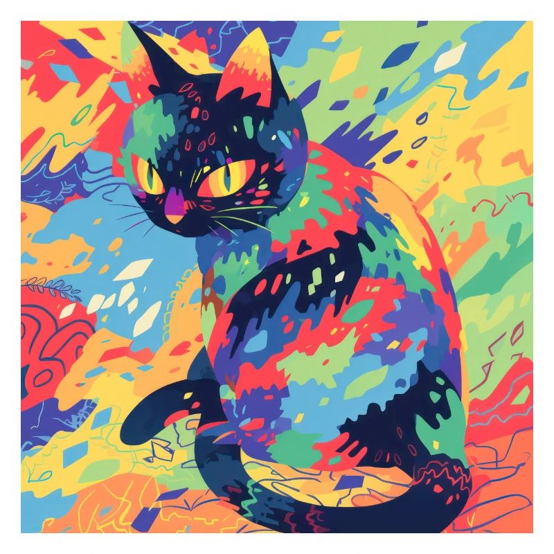 Chat, Motif De Chat