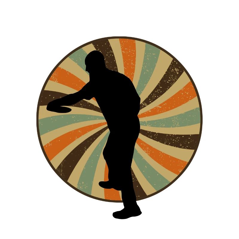 Frisbee Disc Golf Player