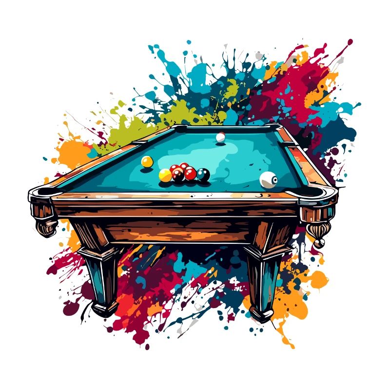 Billard / Boule de billard / 8 boules / billard / Kö