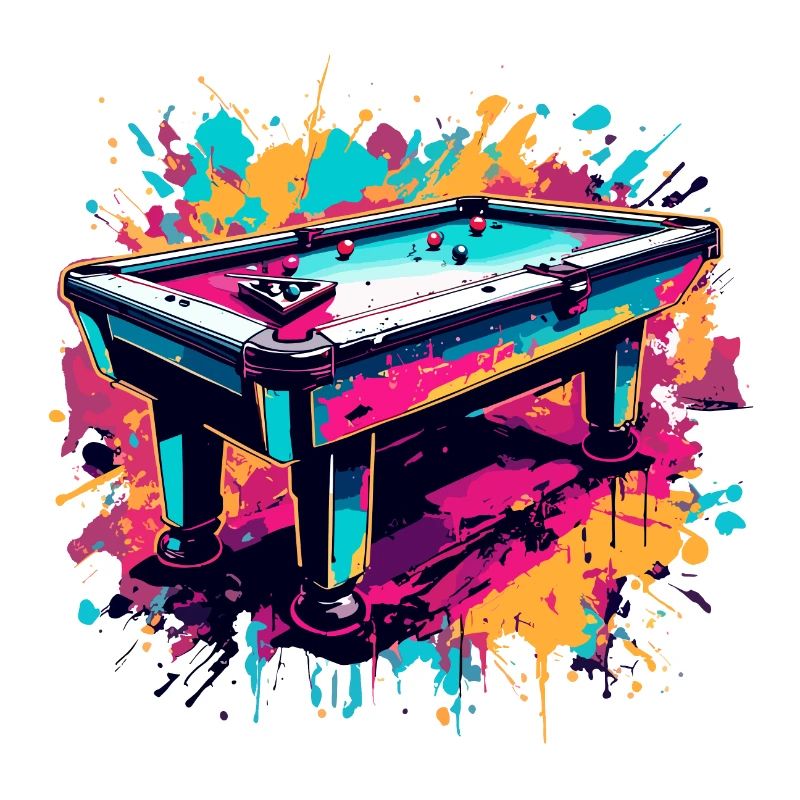 Billardtisch / Billiardkugel / 8 Ball / Pool / Kö