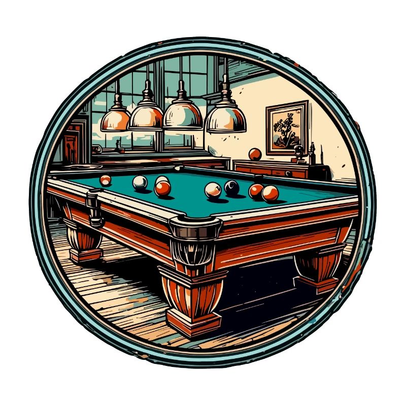 Billardtisch / Billiardkugel / 8 Ball / Pool / Kö