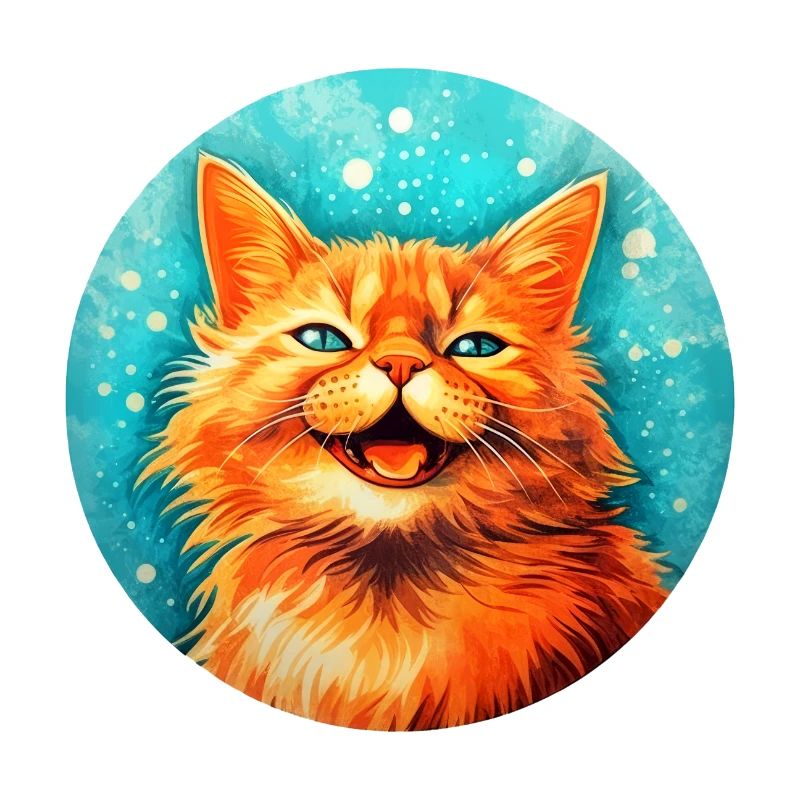 Chat heureux #cat #tshirt