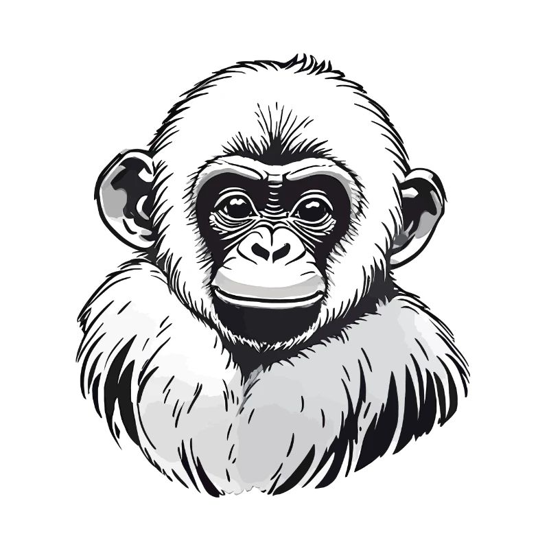 Aquarelles de singe