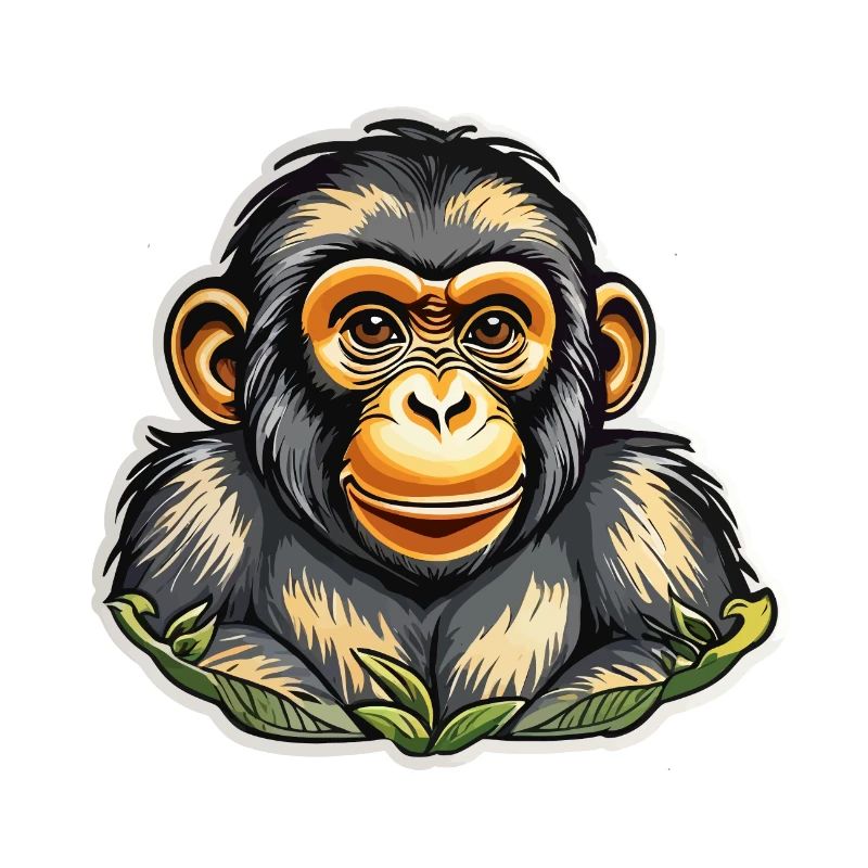 Monkey Watercolors