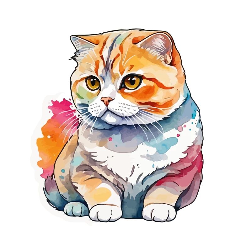 Scottish Fold Scottish Fold-Eared Cat