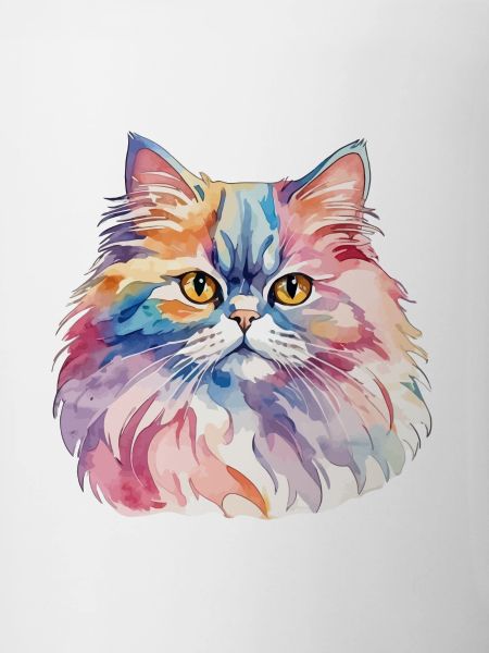 Perserkatze Wasserfarben
