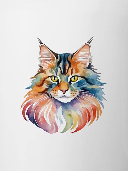 Aquarelles Maine Coon