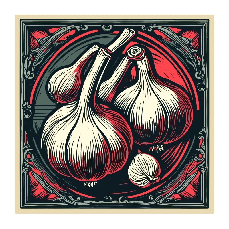 Lebensmittel / Gemüse / Markt / Vitamine / Design