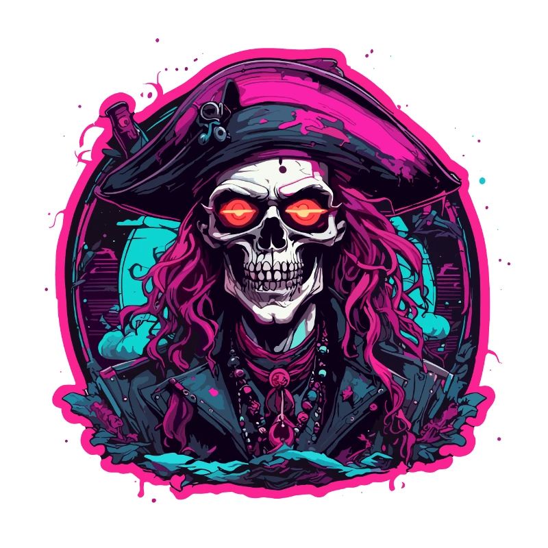 Pirate / Ahoy / Anchor / Captain / Skull / Rum