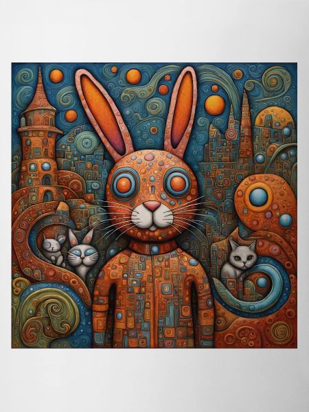 Surreal Pop Animals 9 Rabbit