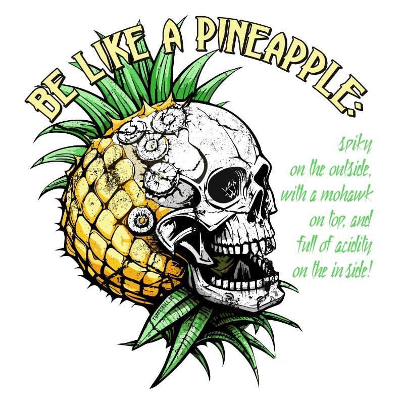Pineapple Skull / Skull Pineapple / Fruit FS0208