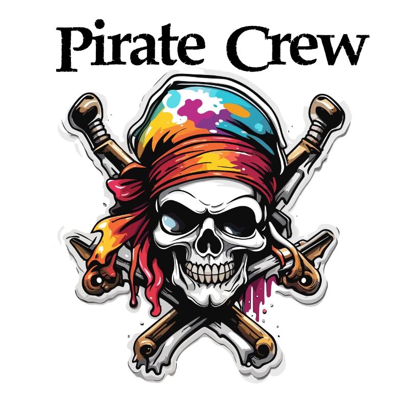 Pirate / Ahoy / Ancre / Capitaine / Crâne / Rhum