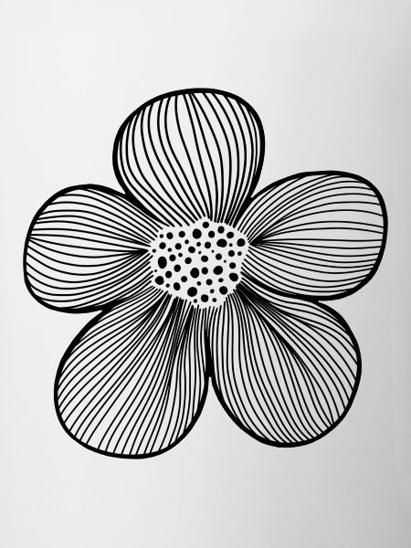 Flower Line Art