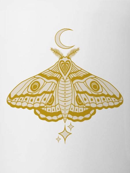 Witchy Cute Celestial Moth