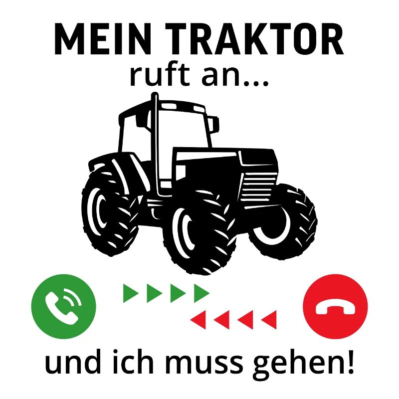 mein traktor ruft an ...und ich muss gehen!