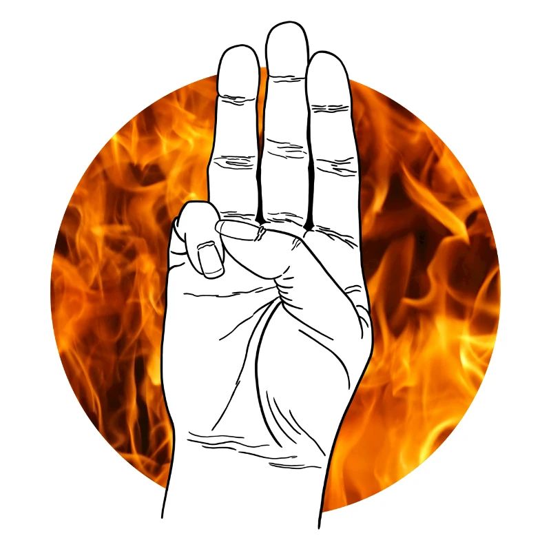 Hommage de signe de la main par Panem Hunger Games