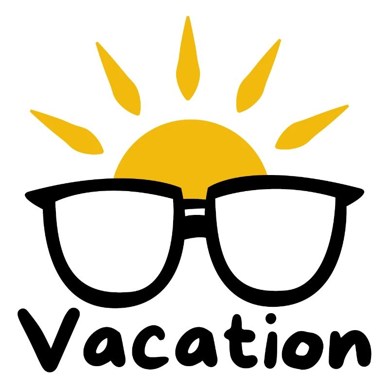 Sun and sunglasses holidays
