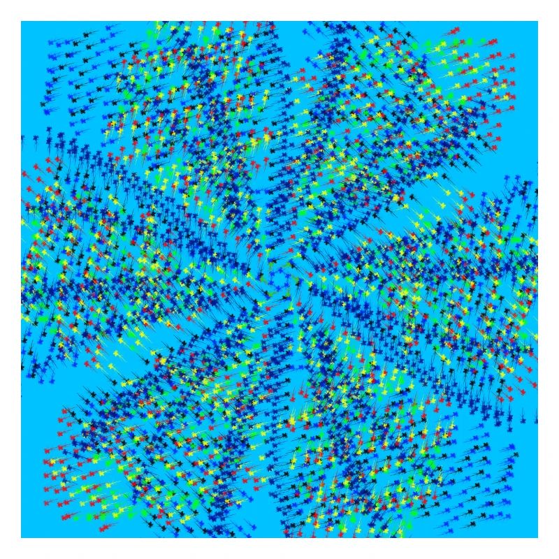 Moulinet bleu clair