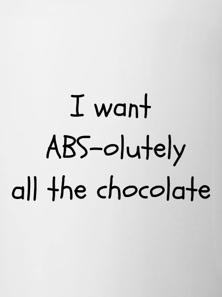 Funny abs & chocolate