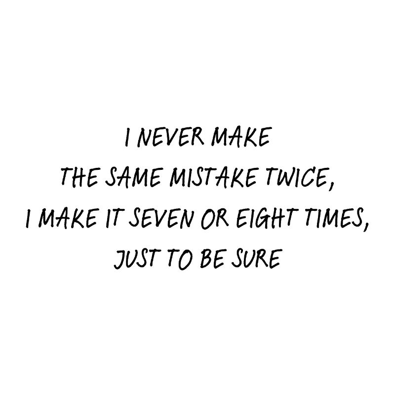 Sure mistakes