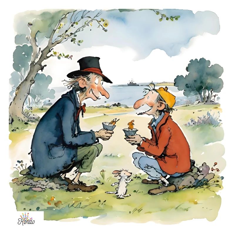 Amis aînés ensemble