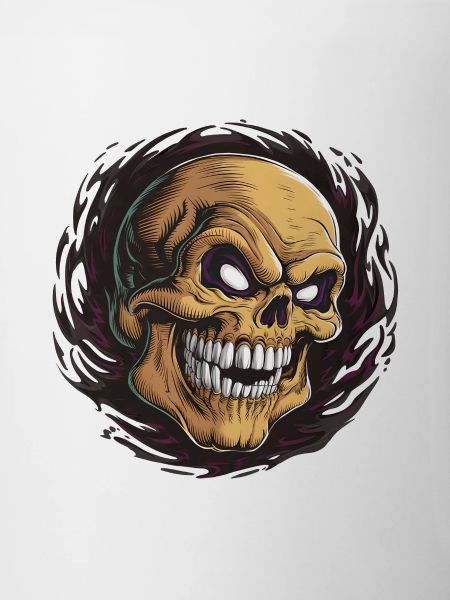 An amused skull