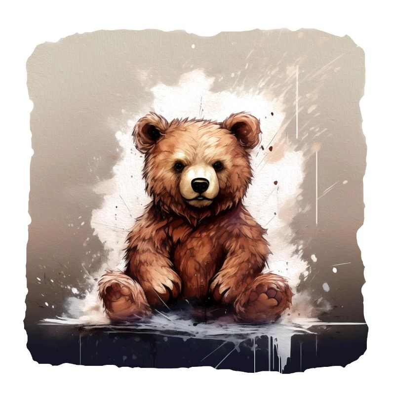 Ours en peluche brun
