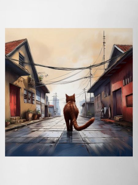 Chat de gouttière