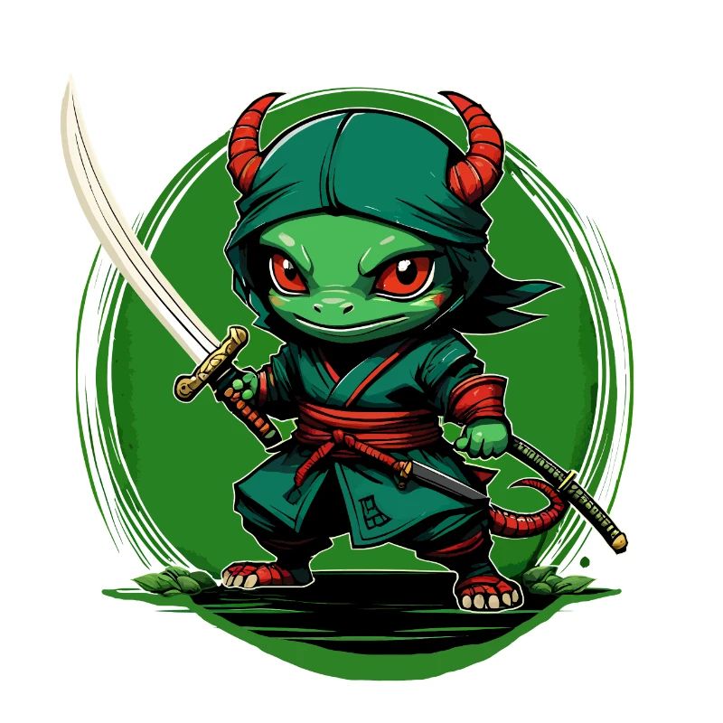 Ninja Salamandre Verte 1
