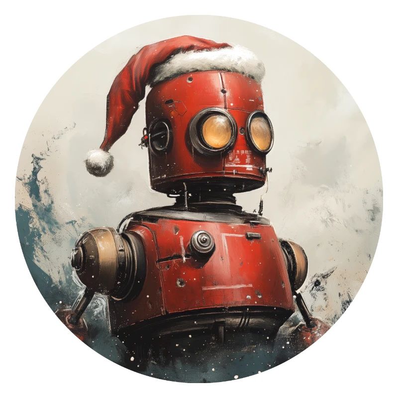 Roboter Weihnachtsmann