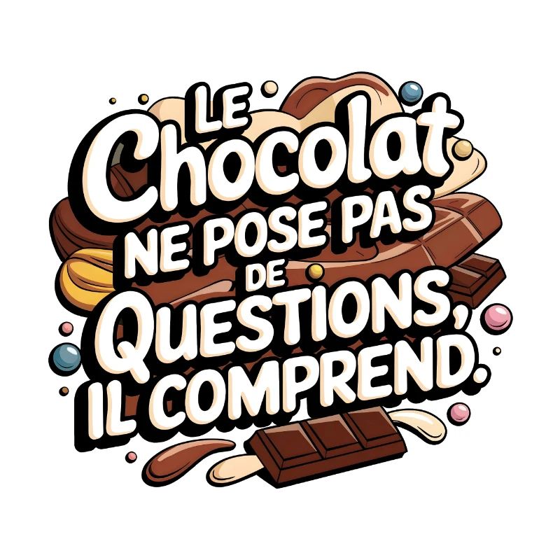 Le chocolat ne pose pas de questions, il comprend