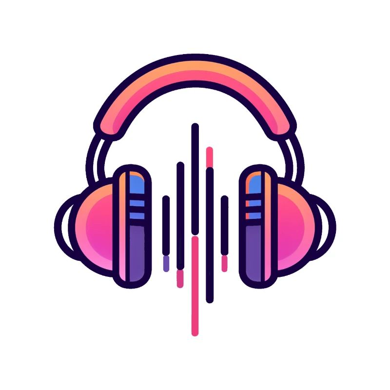 Kopfhörer, Musikfächer, Logo-Kopfhörer