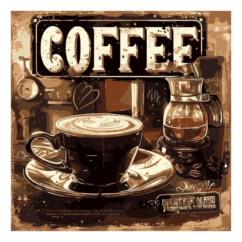 Café classique rétro