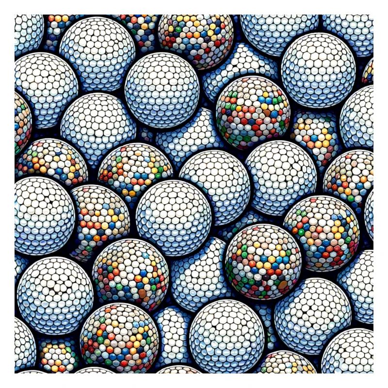 Golfball Mosaik